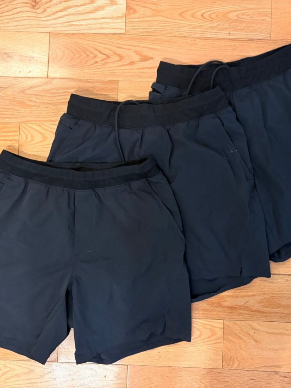 Ten Thousand Set Short 6.5" Lined, Men's Small, Black — Lot of 3 Pairs